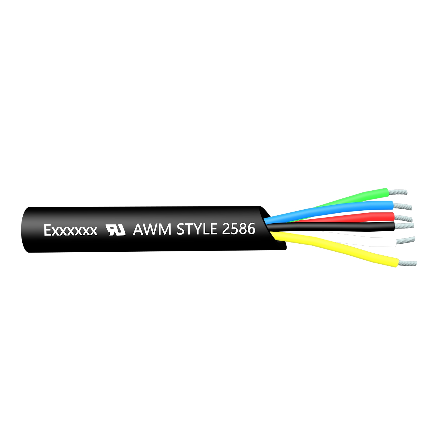 UL AWM 2586 Cabo de Força PVC Fio de Cobre Flexível Resistente a UV